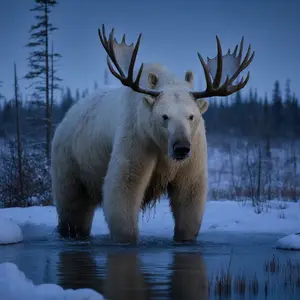 Moose + Polar bear